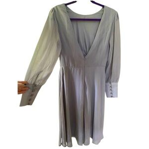 VENUS grey dress neutral size 4 interview dress minimalist style dresses